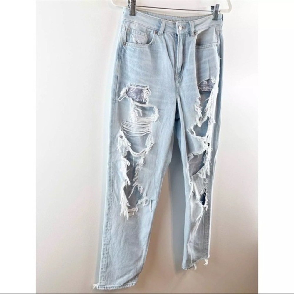 Light Blue Distressed Women Jeans